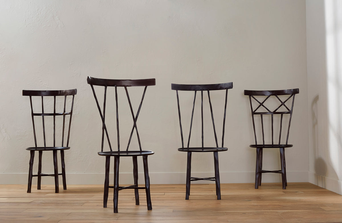 W Chair, Ebonized Maple, Shapes A / B / C / D