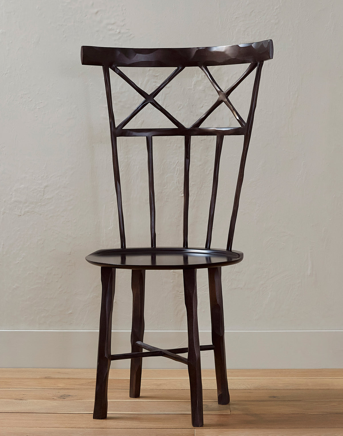W Chair, Ebonized Maple, Shape A