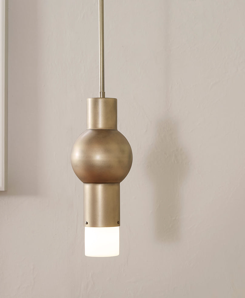 Short, Antique Brass