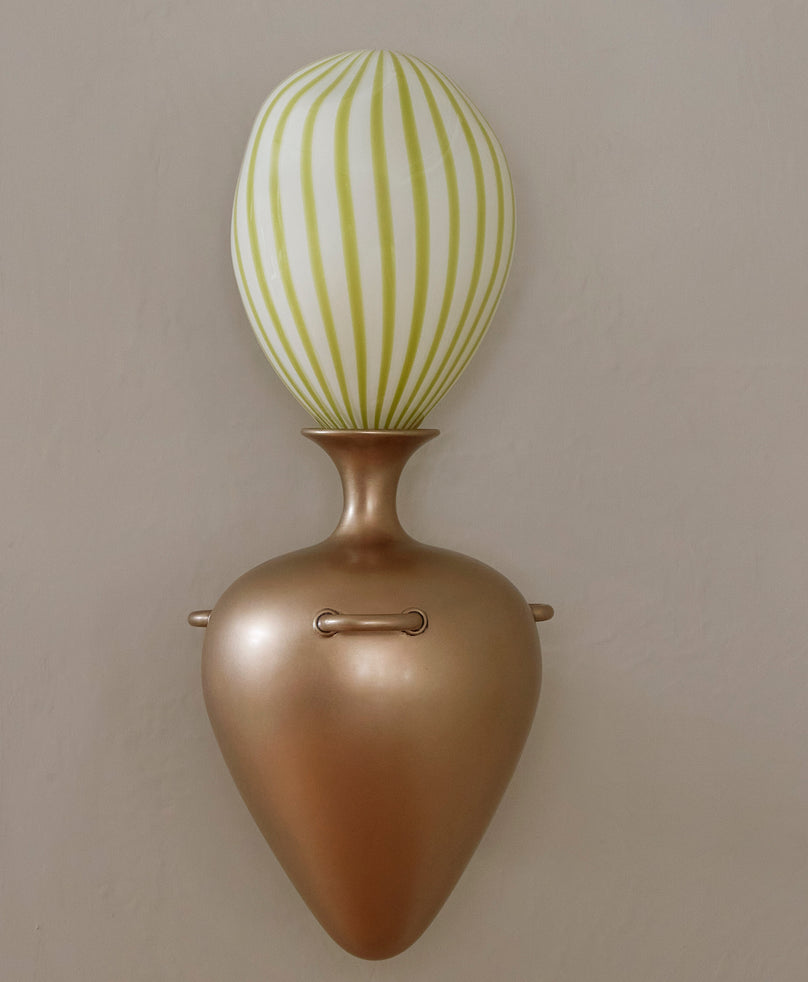 Striped Shade, Satin Bronze