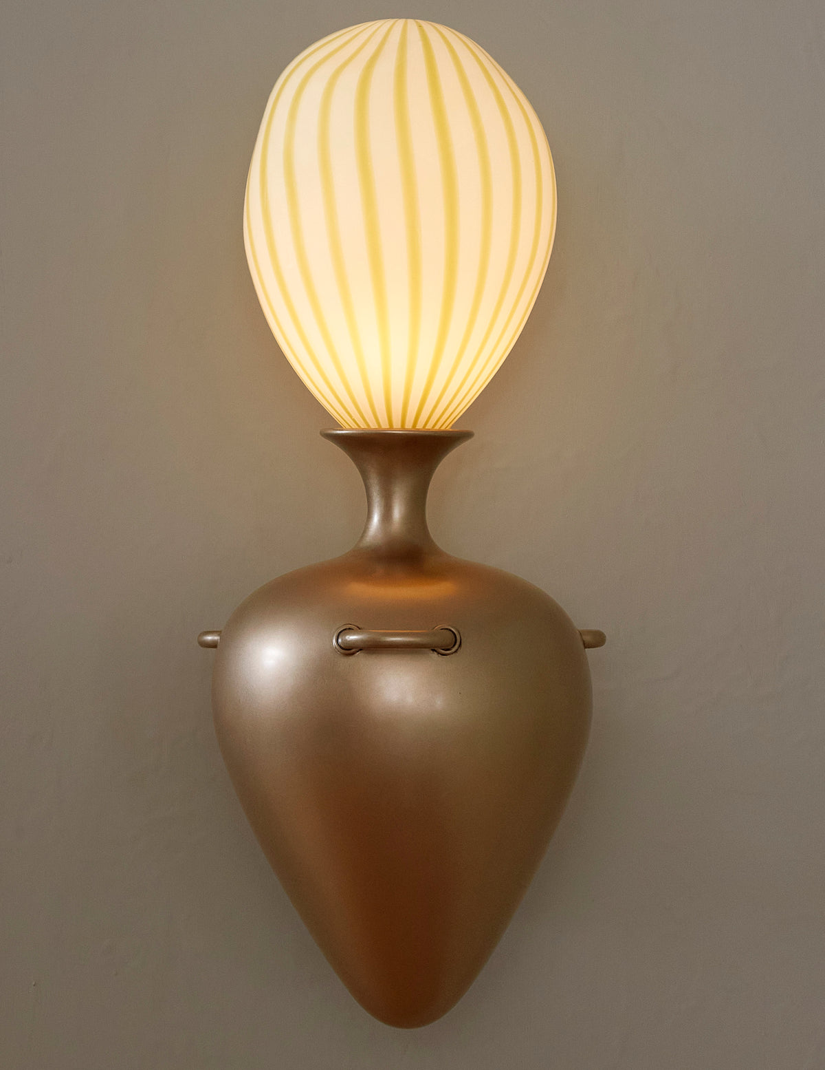 Striped Shade, Satin Bronze