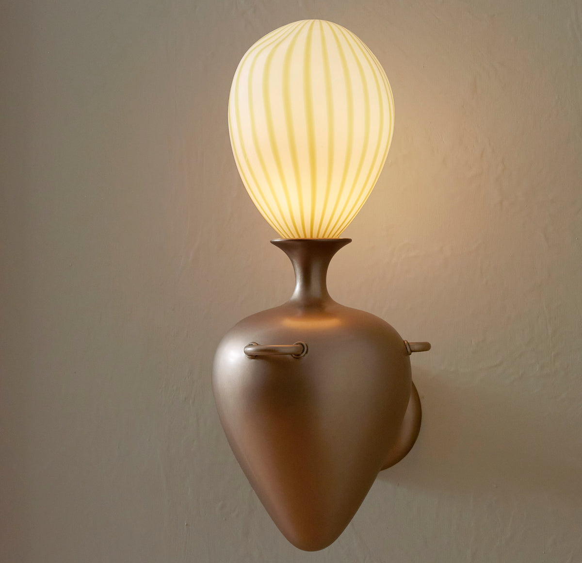 Striped Shade, Satin Bronze
