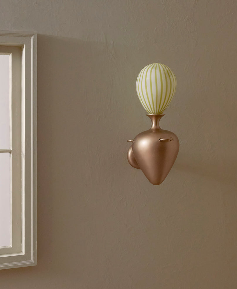 Striped Shade, Satin Bronze