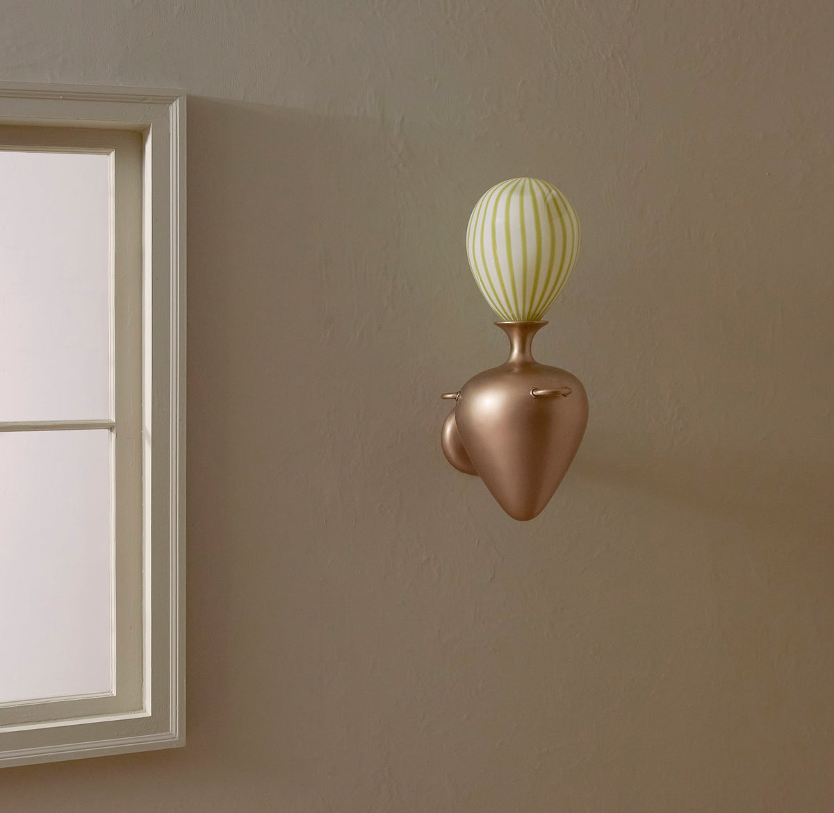 Striped Shade, Satin Bronze