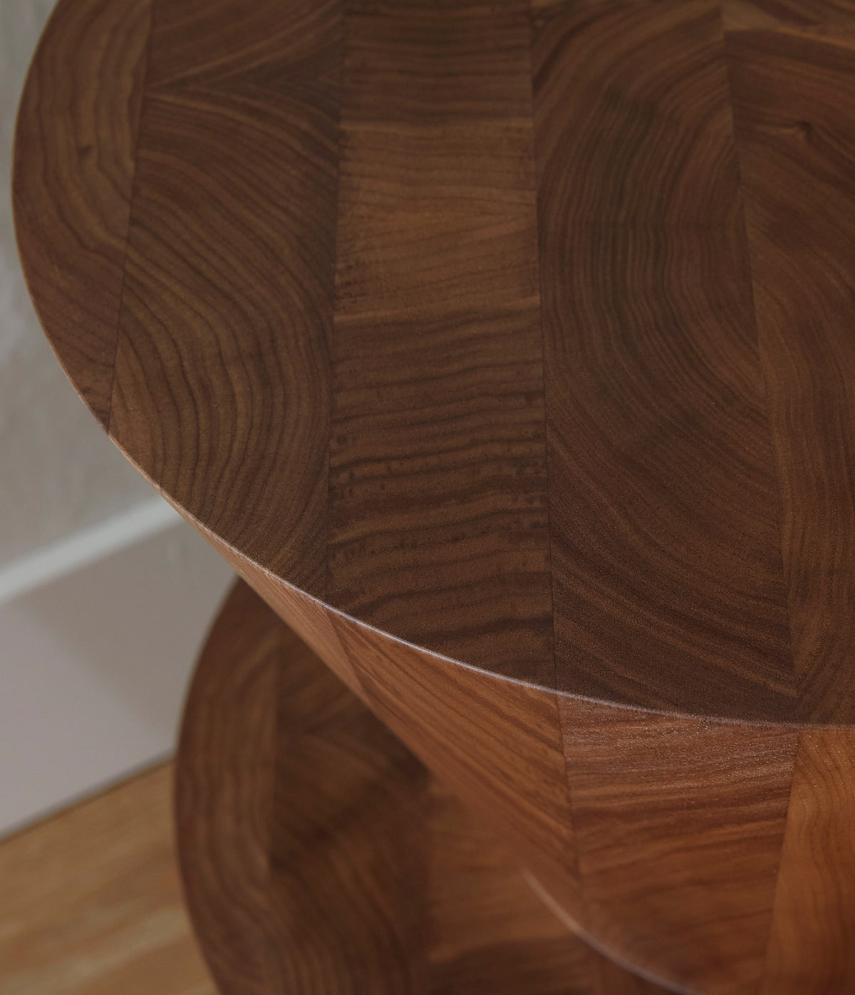 Bump Shape A Walnut Detail