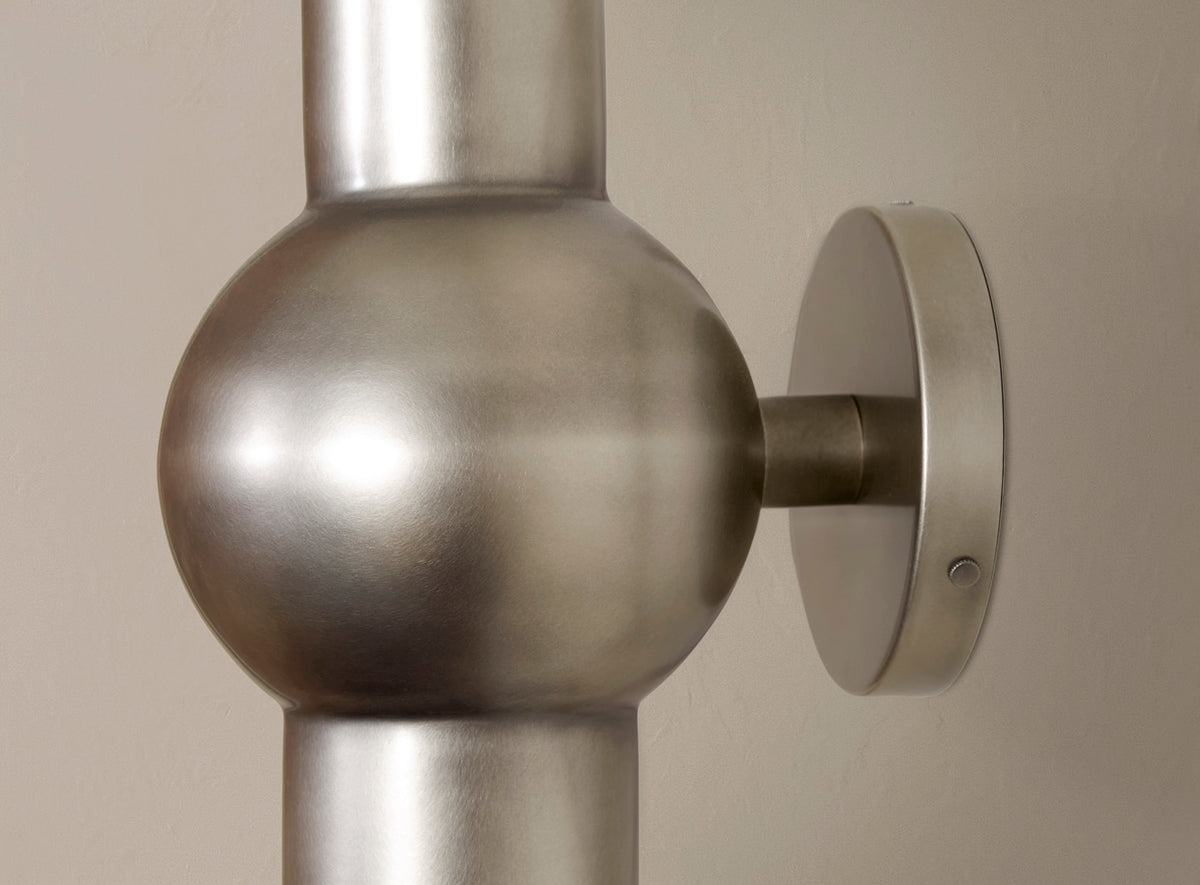 Lantern Sconce Short, Antique Nickel