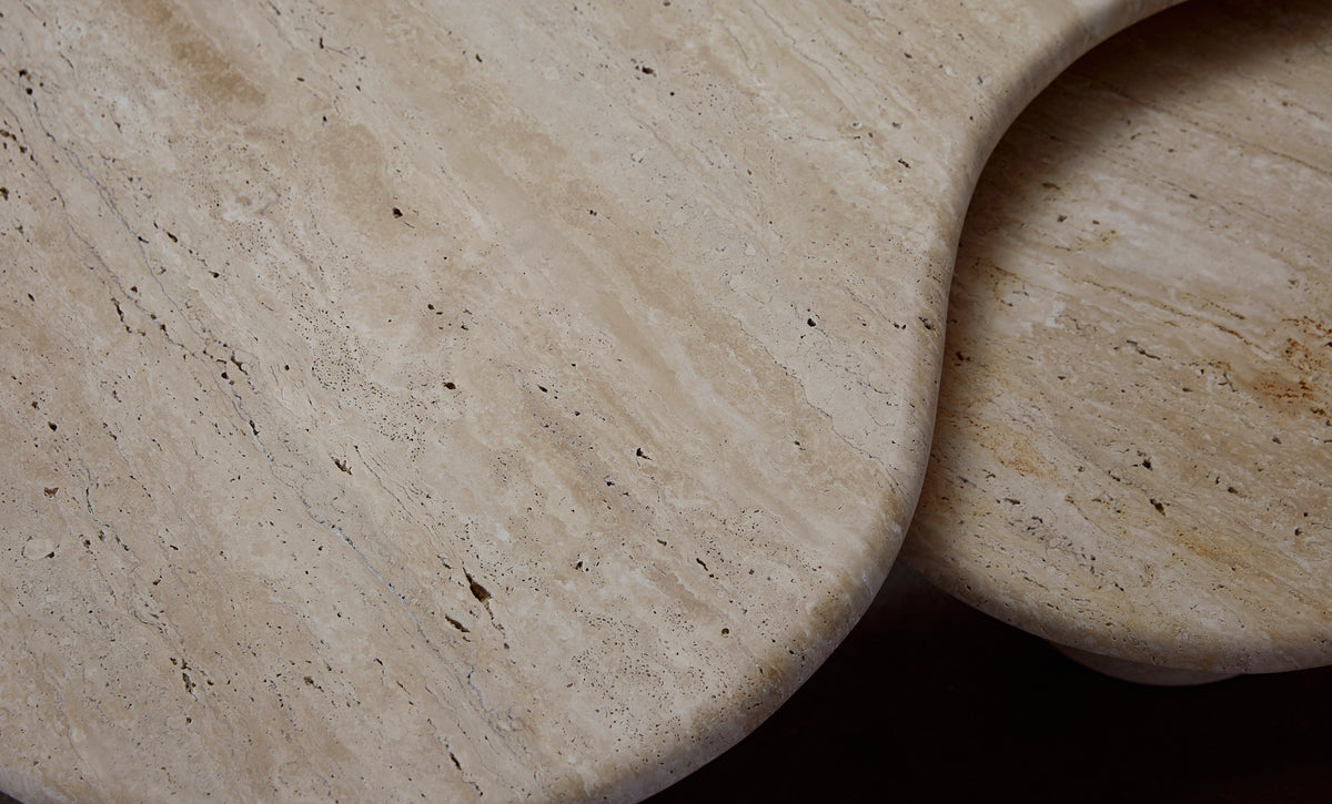 Puddle Table - Travertine