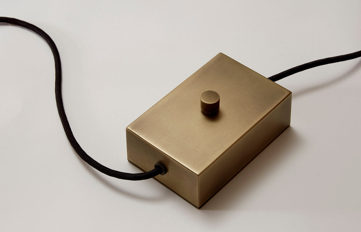 Dimmer Box in Light Antique Brass