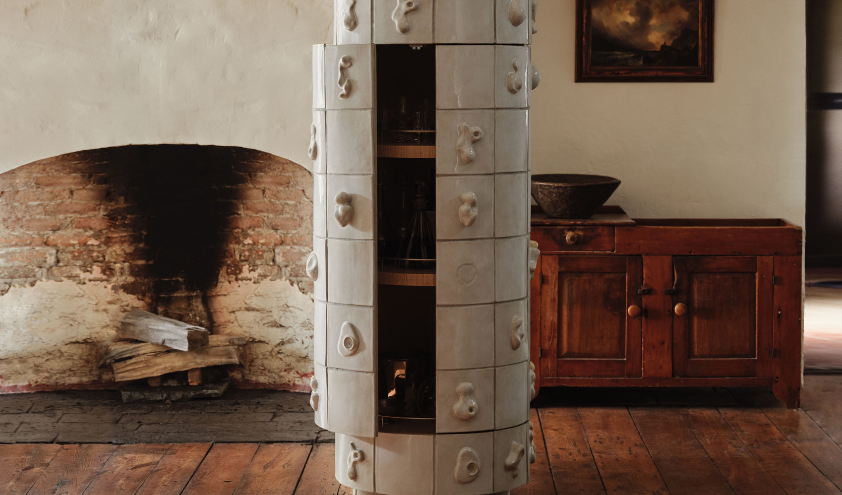 Ceramic Bar Cabinet