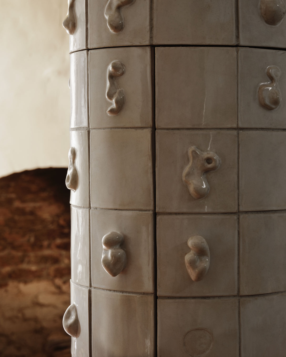 Ceramic Bar Cabinet Detail