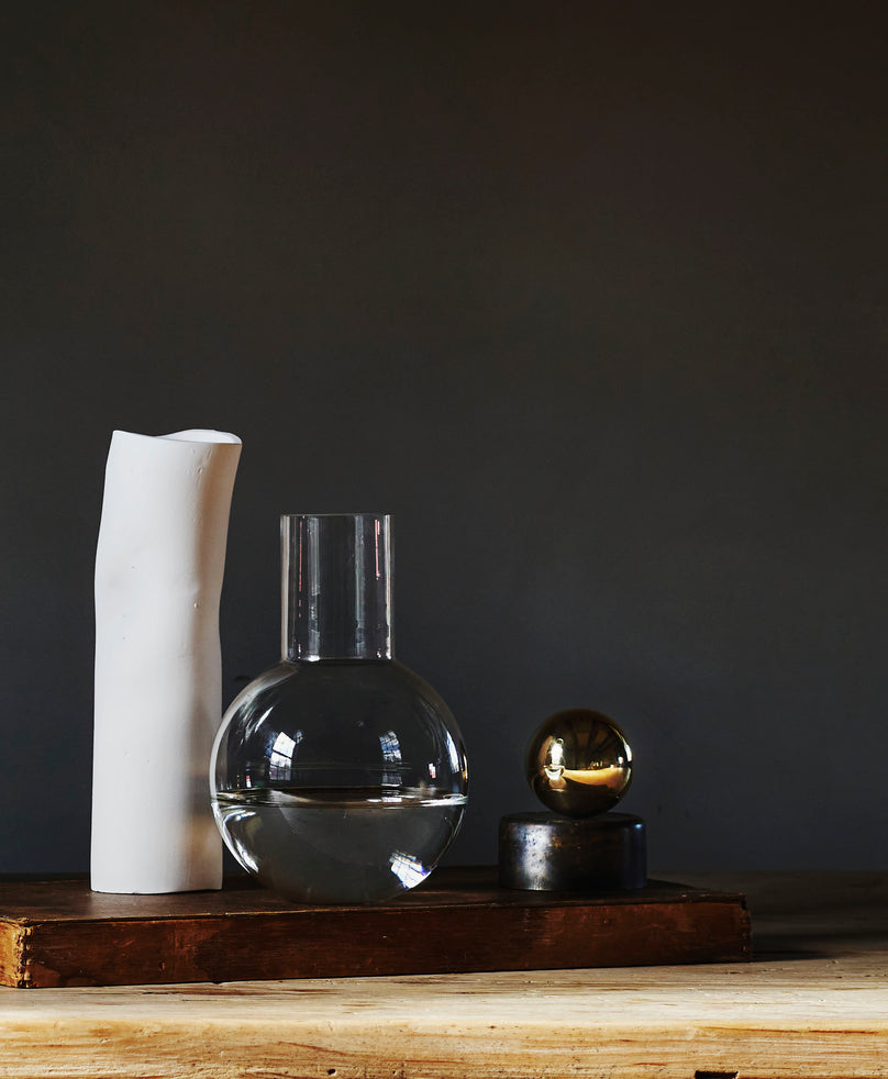 Brass Ball Decanter