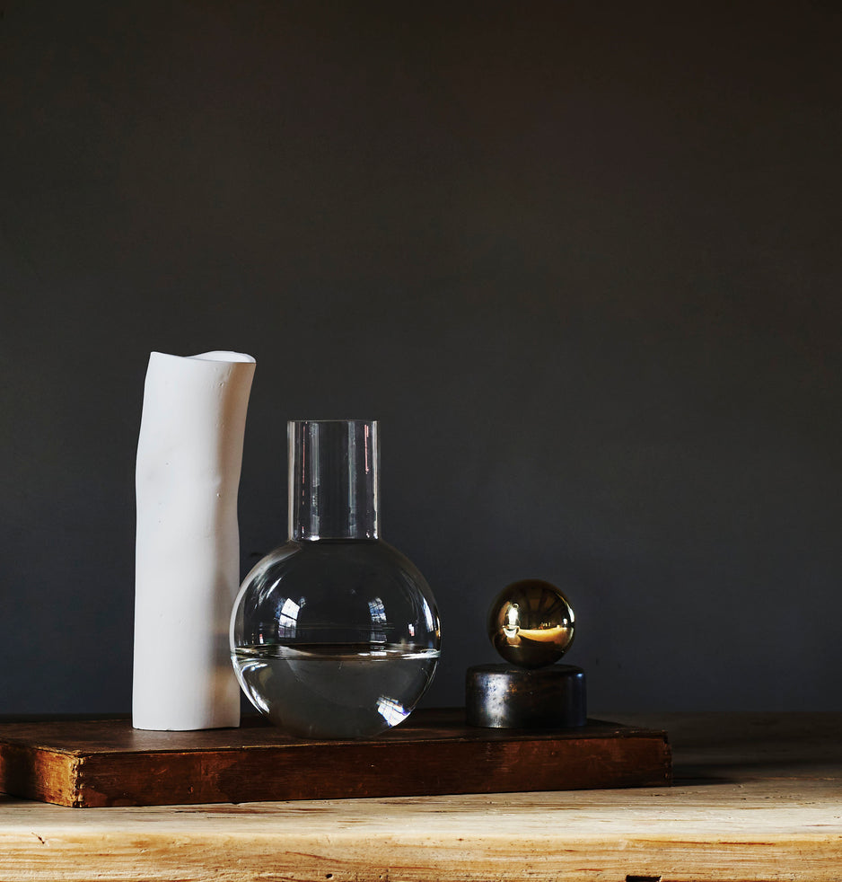 Brass Ball Decanter