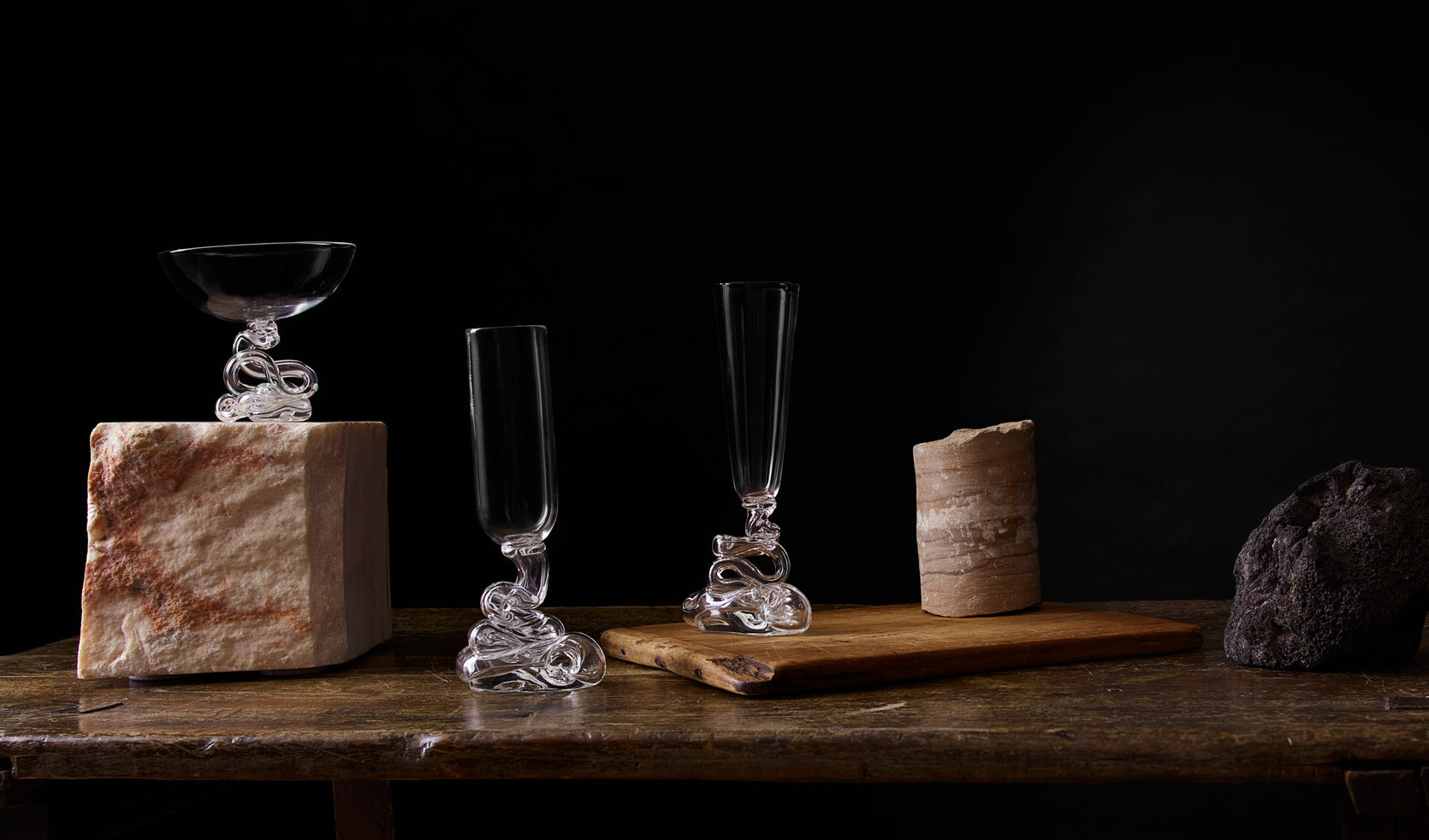 Squidge Champagne Glasses