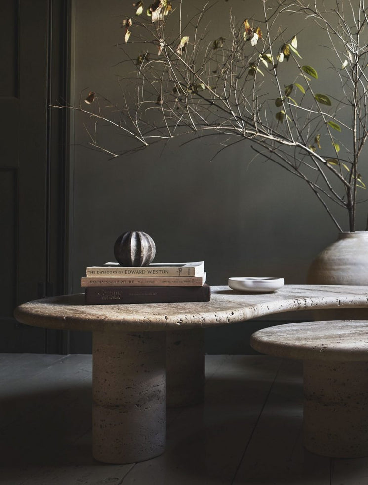 Puddle Table - Travertine