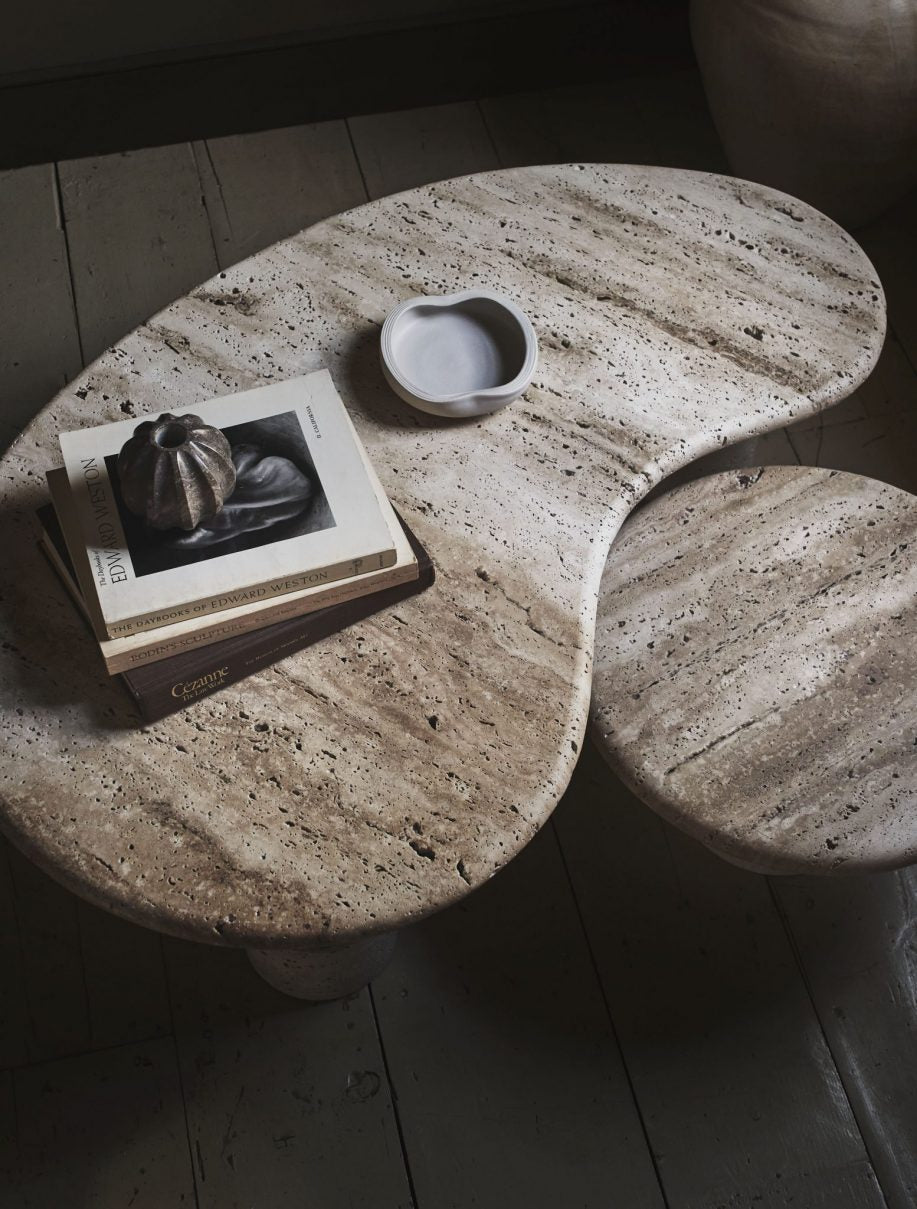 Puddle Table - Travertine